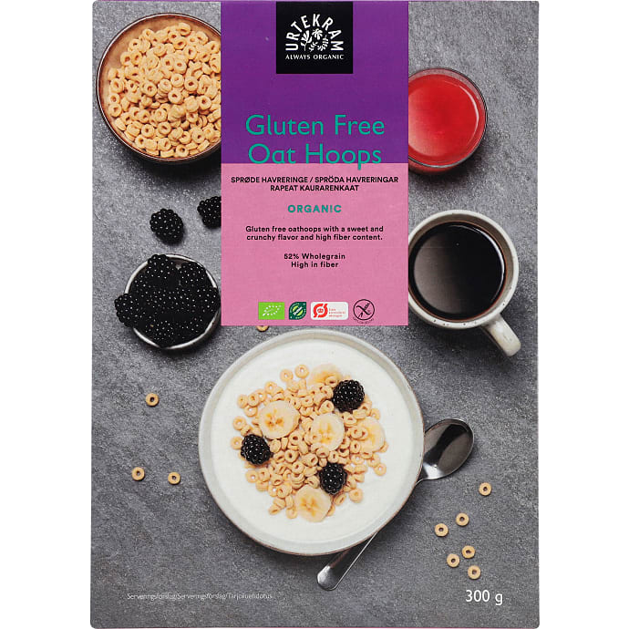 Urtekram Oat hoops glutenfri øko