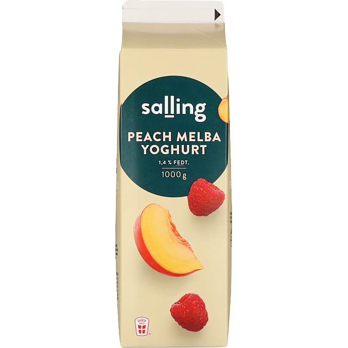 Salling Yoghurt Peach Melba 1,4%