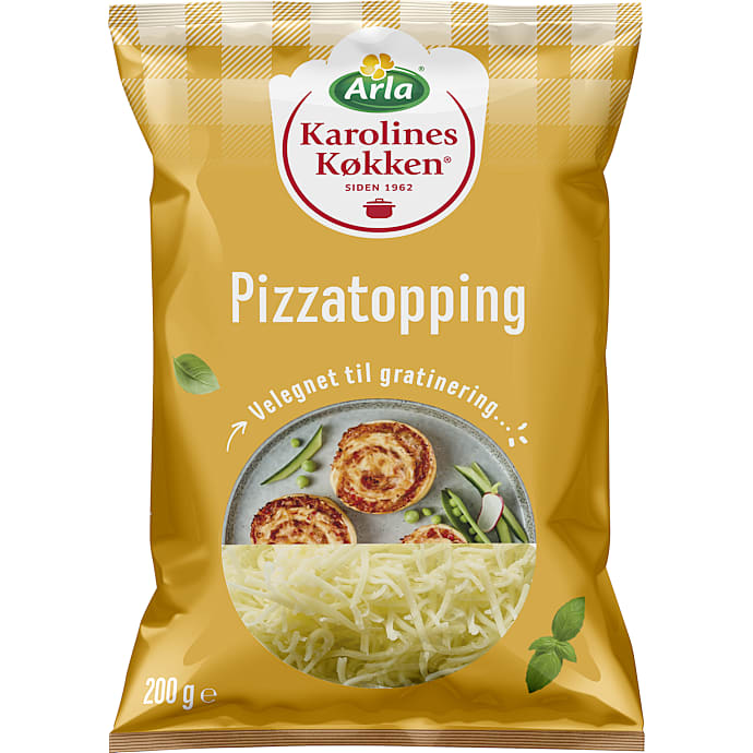Revet pizzatopping 20% fedt