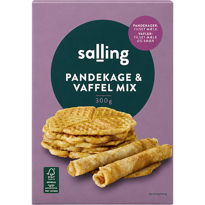 Pandekage og vafler mix – produktbillede
