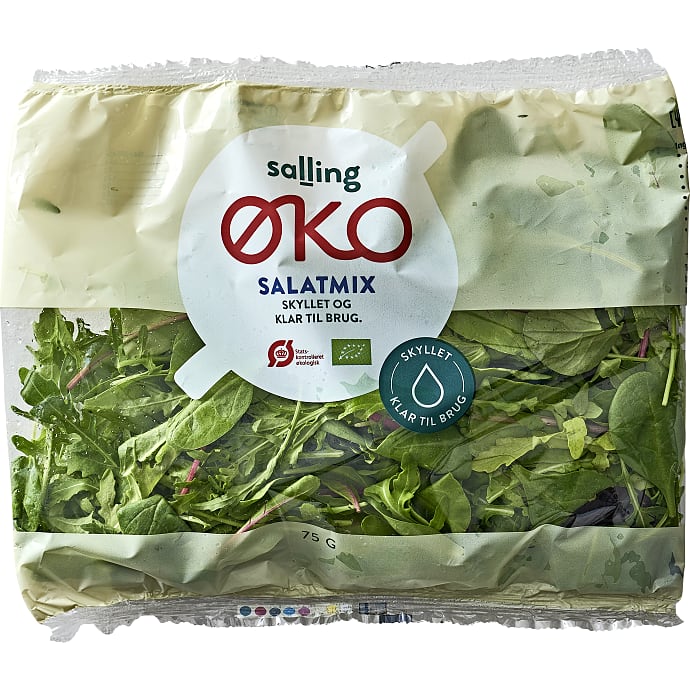 Salling ØKO Skyllet salatmix øko 75 g