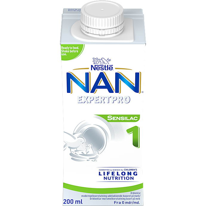 Nan 1 Expertpro Sensilac drikkeklar modermælkserstatning fra 0 mdr