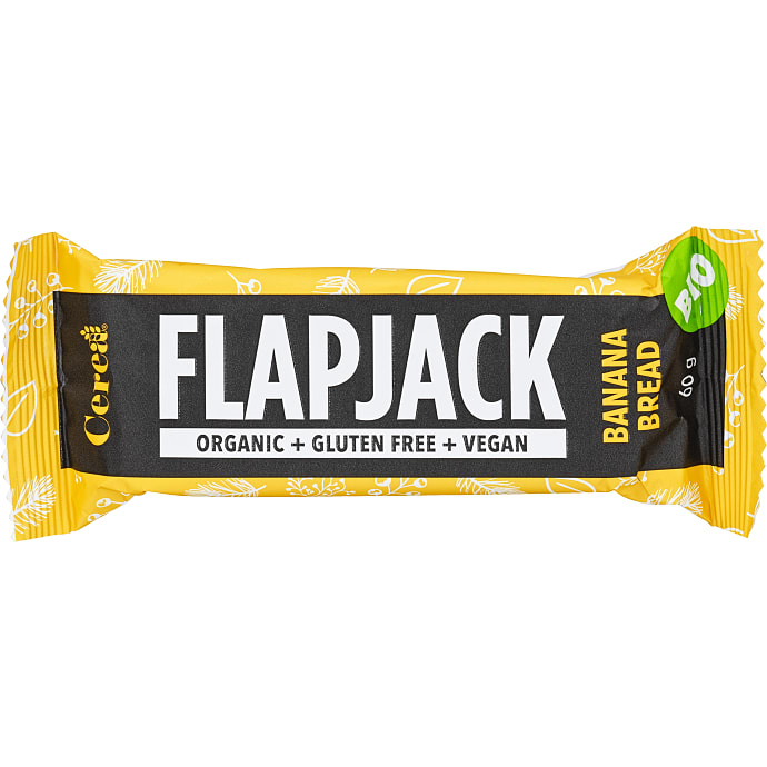 Havremüslibar m. banan glutenfri vegansk øko