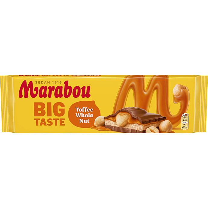 Big Taste Toffee Whole Nut chokoladeplade