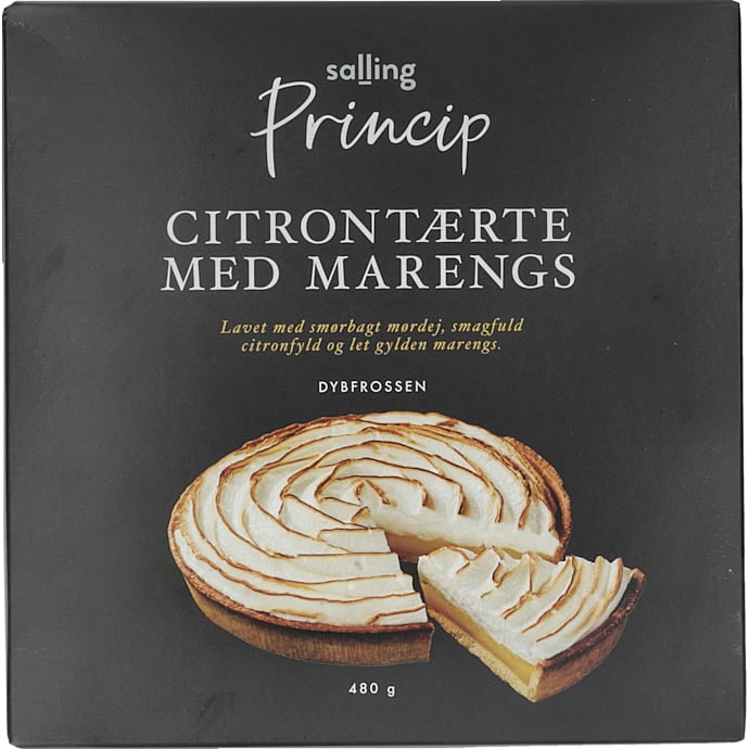 Citrontærte m. marengs