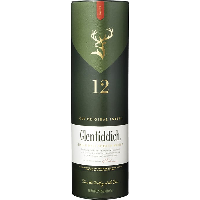Glenfiddich Single Malt Scotch Whisky 12 År 700 ml