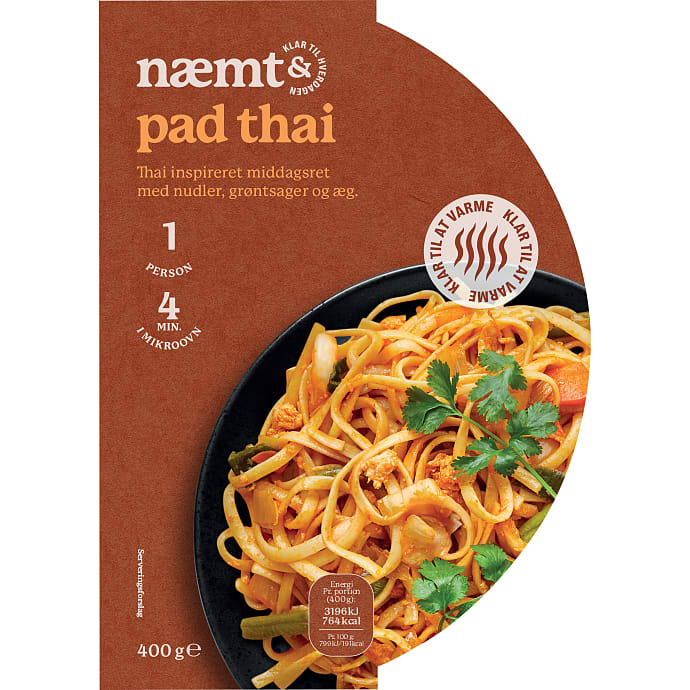 Næmt Nudelret med Grøntsager og Æg