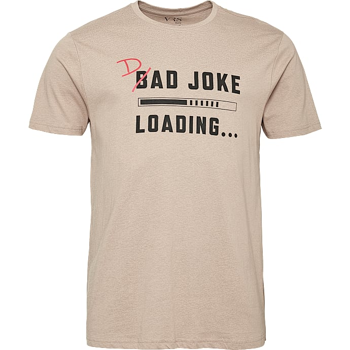 VRS herre t-shirt str. L - beige