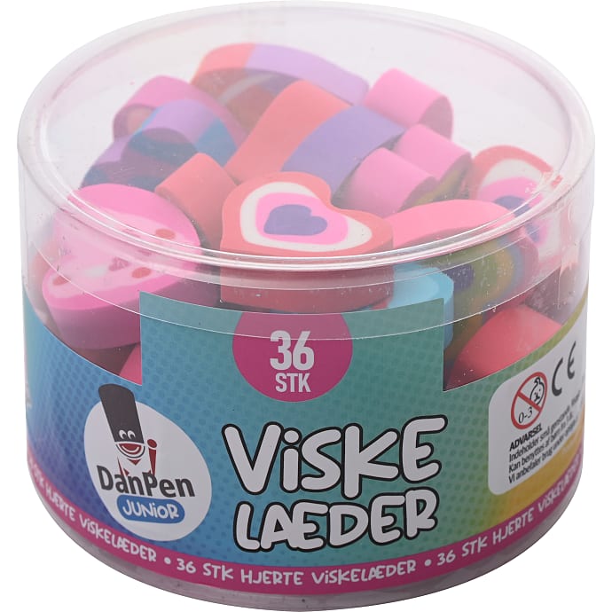 Danpen Junior Viskelæder 36-pak