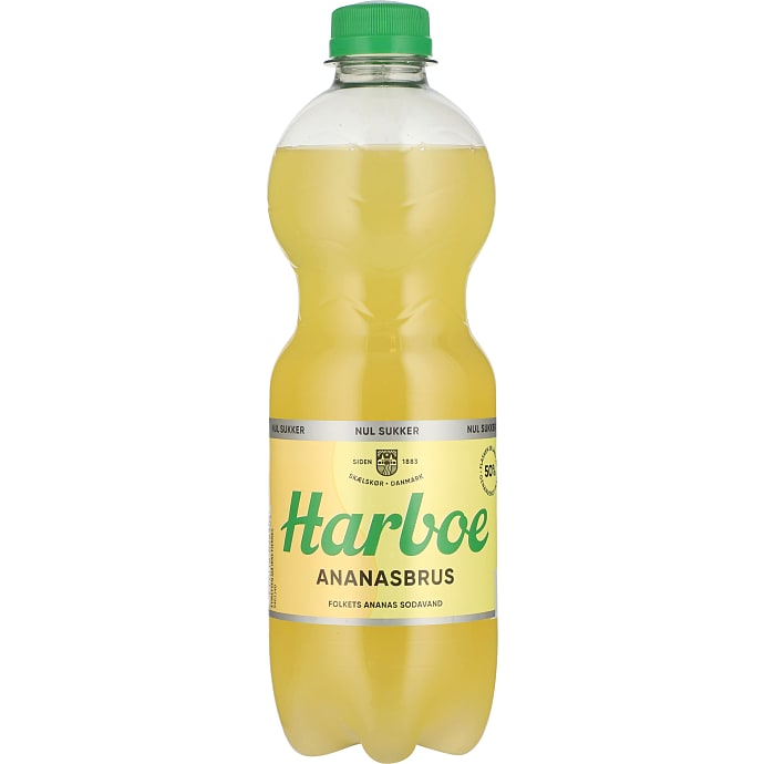 Harboe Ananassodavand Sukkerfri 50 cl