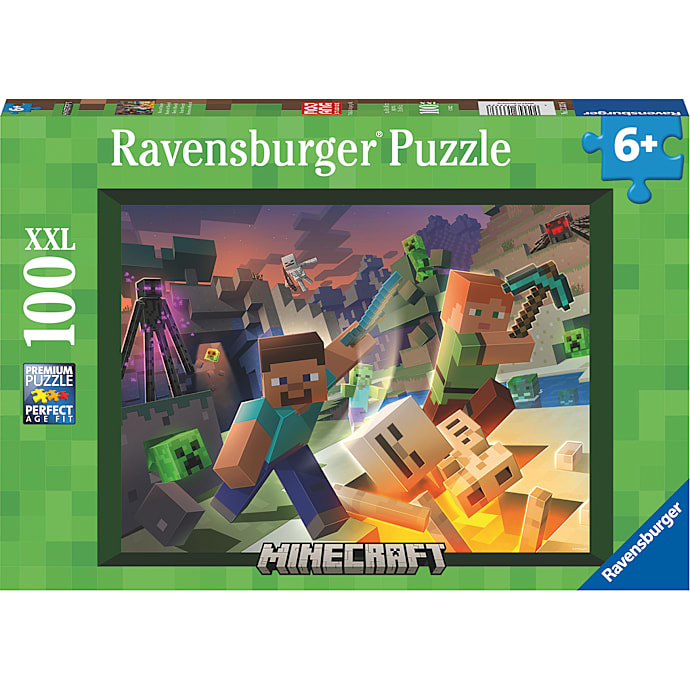 Minecraft Monster puslespil - 100 brikker – produktbillede