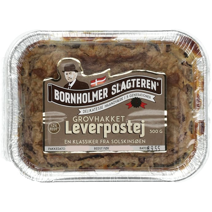 Grovhakket leverpostej