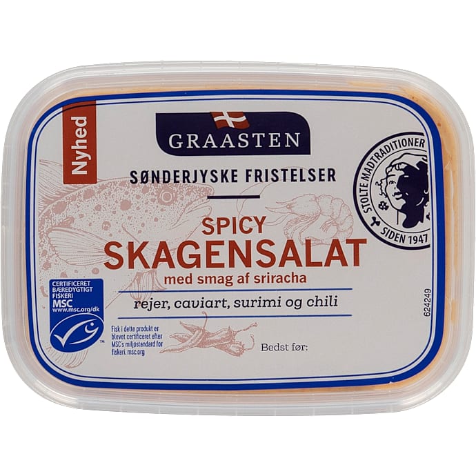 Graasten Skagensalat Spicy 140 g