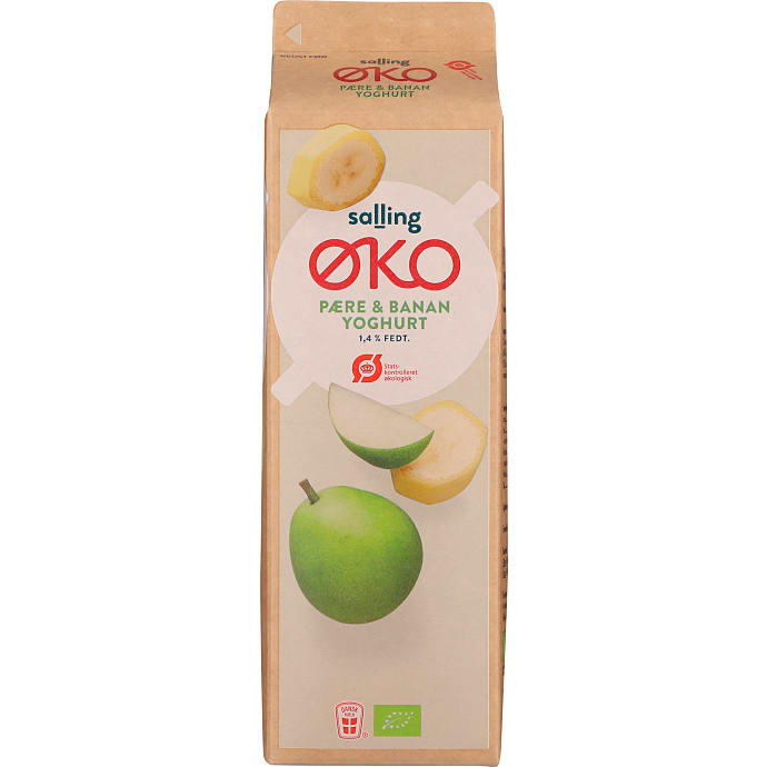 Salling ØKO Yoghurt Pære Banan 1,4%