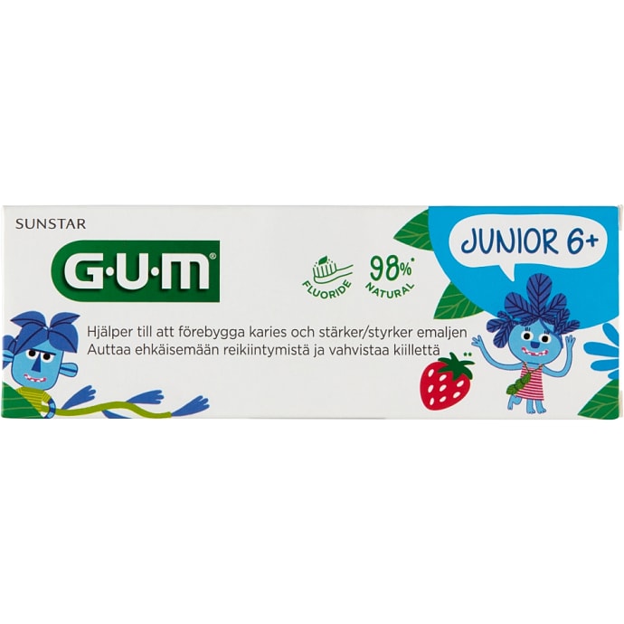 Gum Børnetandpasta mild mintsmag 6+ år