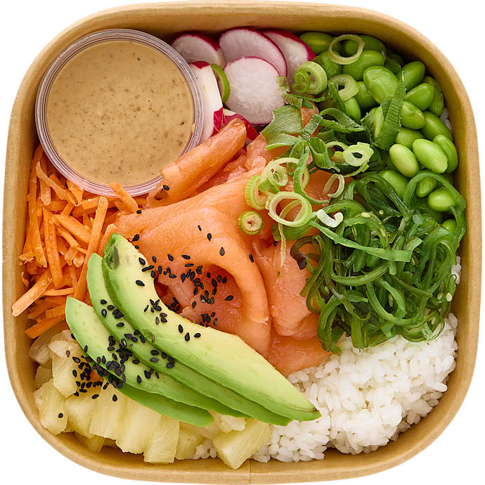 Deli Poke bowl med laks