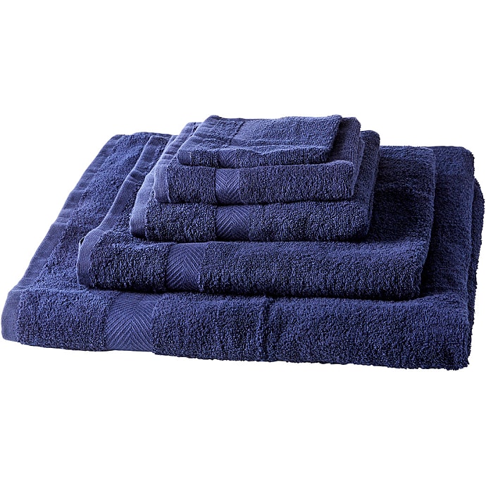 Salling Håndklæde 100x150 cm Mørkeblå