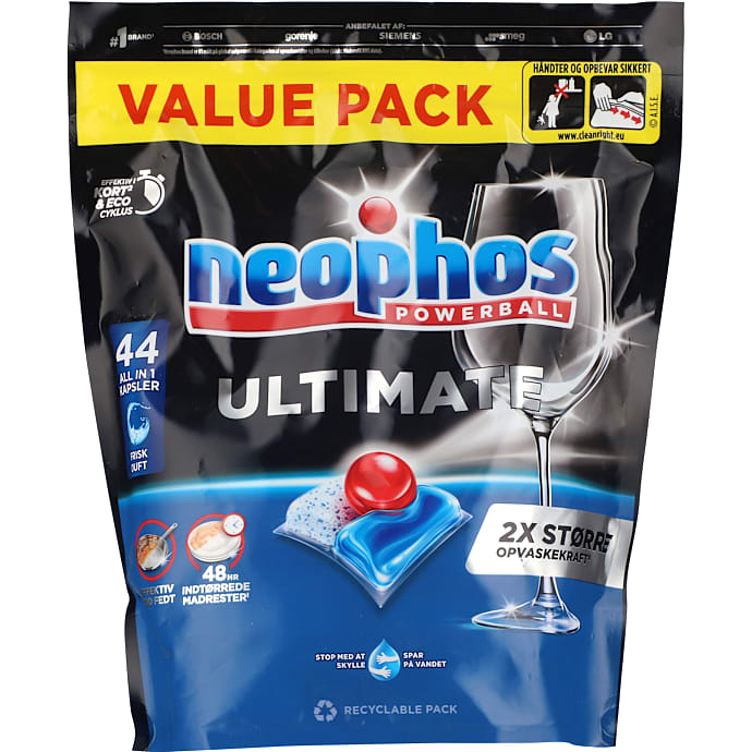 Neophos Opvasketabs Ultimate 44 stk