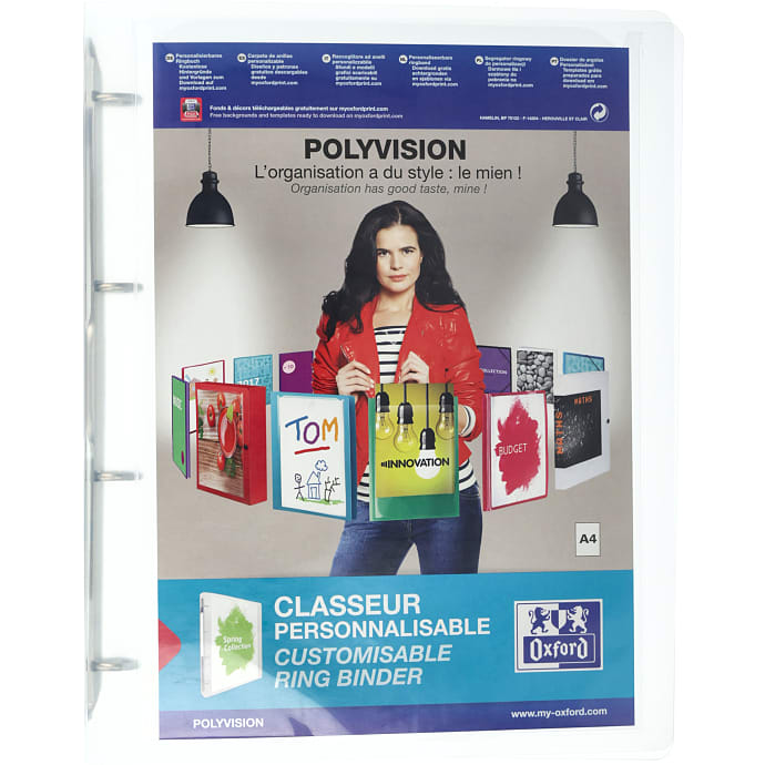 Ringbind i PP-folie - transparent