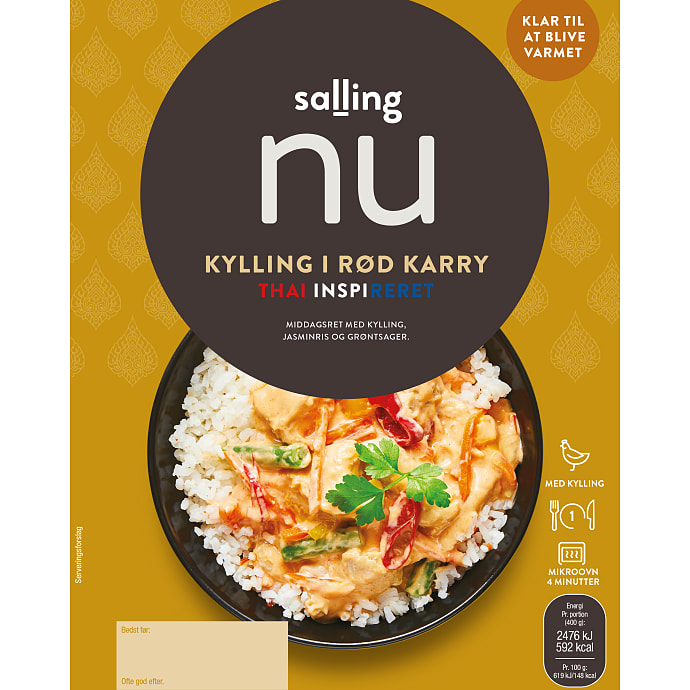 Kylling i rød karry