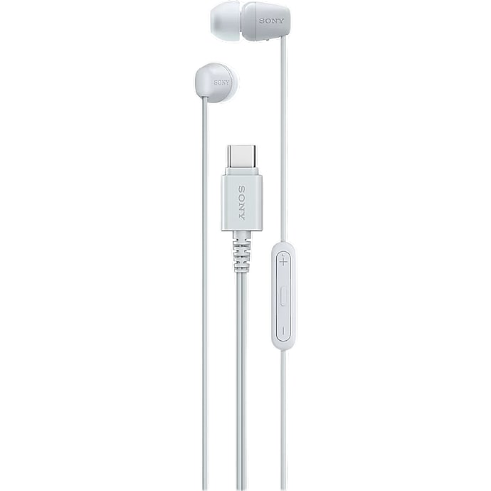 Sony IER-EX15C In-Ear Høretelefoner Hvid