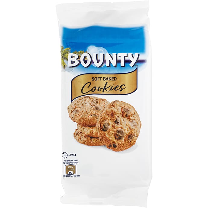Cookies m. kokos og chokoladestykker
