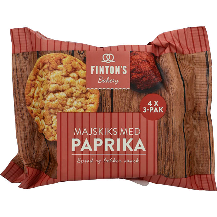 Fintons Majskiks m. paprika 104 g