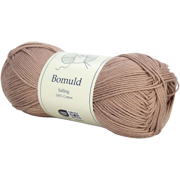 Salling bomuldsgarn - lysebrun 13880