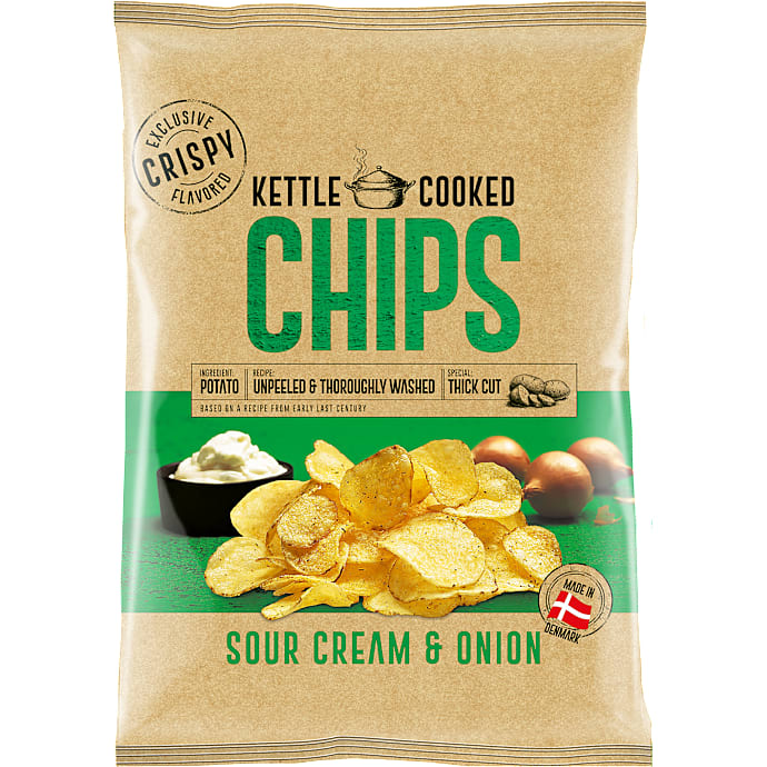 Chips m. sour cream & onion