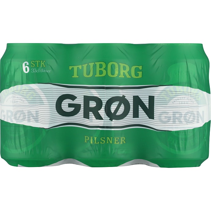Grøn Tuborg Pilsner