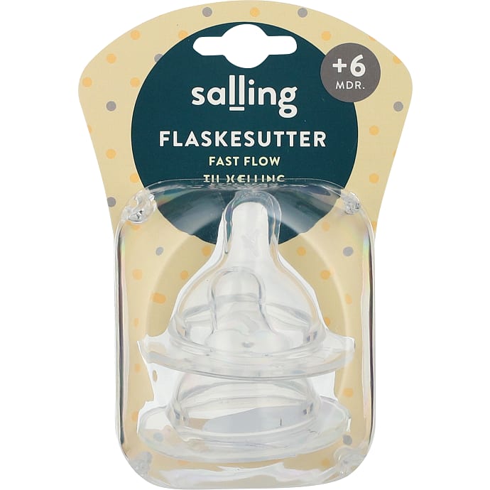 Flaskesutter silikone fast flow