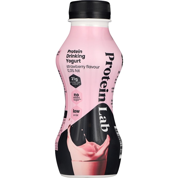 Drikkeyoghurt m. jordbærsmag 0.3 % fedt