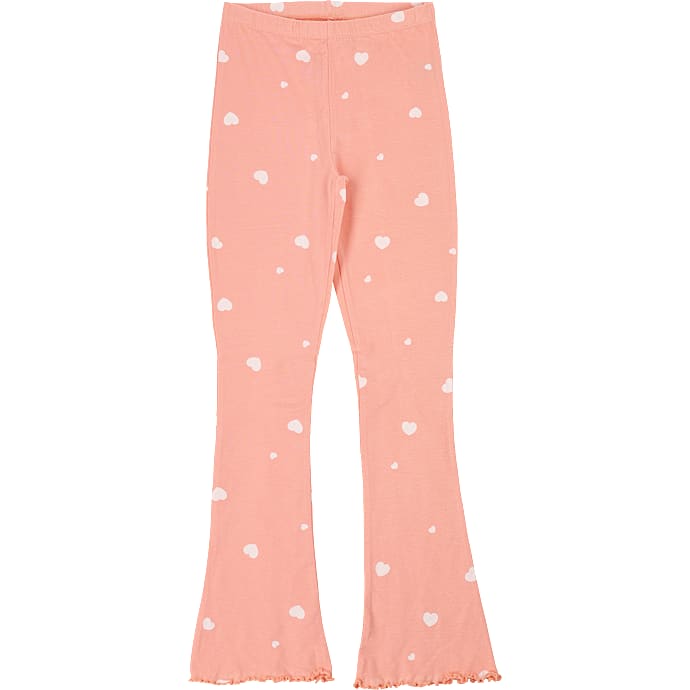 VRS børne leggings med svaj forneden str. 134 - pink
