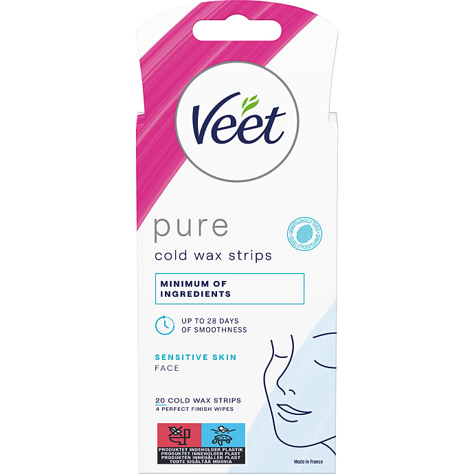 Veet Voksstrips til Ansigtet Sensitiv Hud