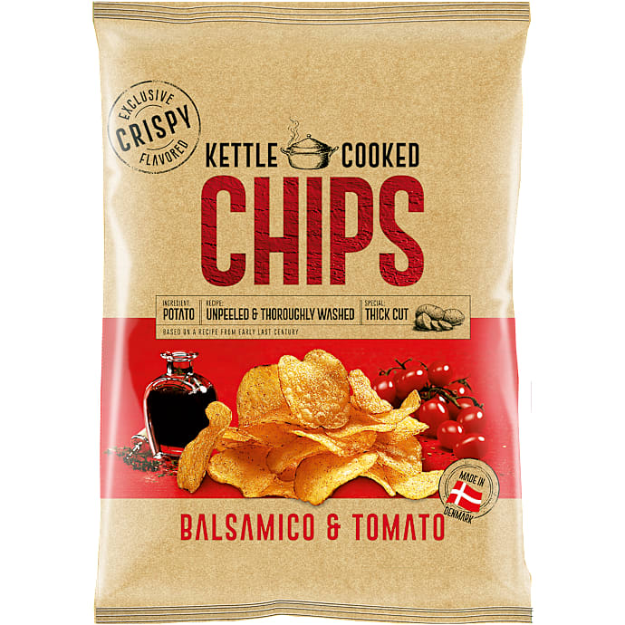 Kettle Cooked Chips balsamico og tomat