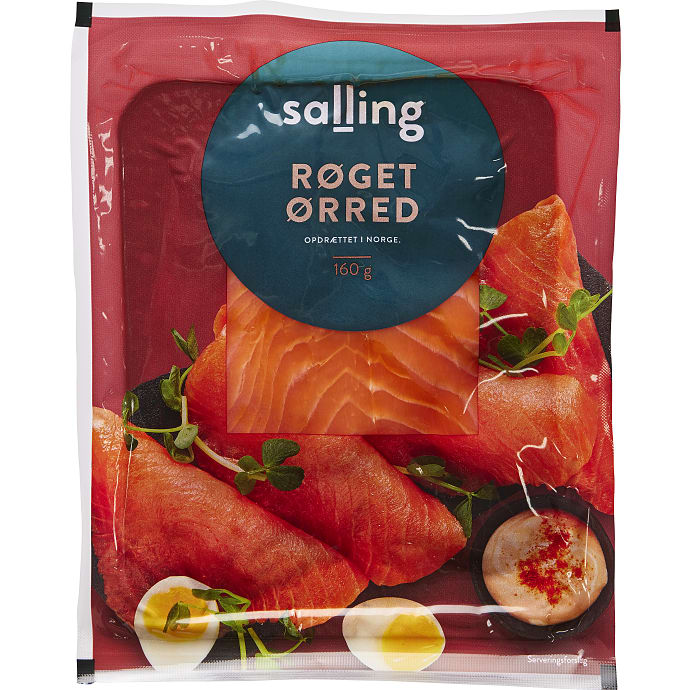 Salling Koldrøget ørred i skiver