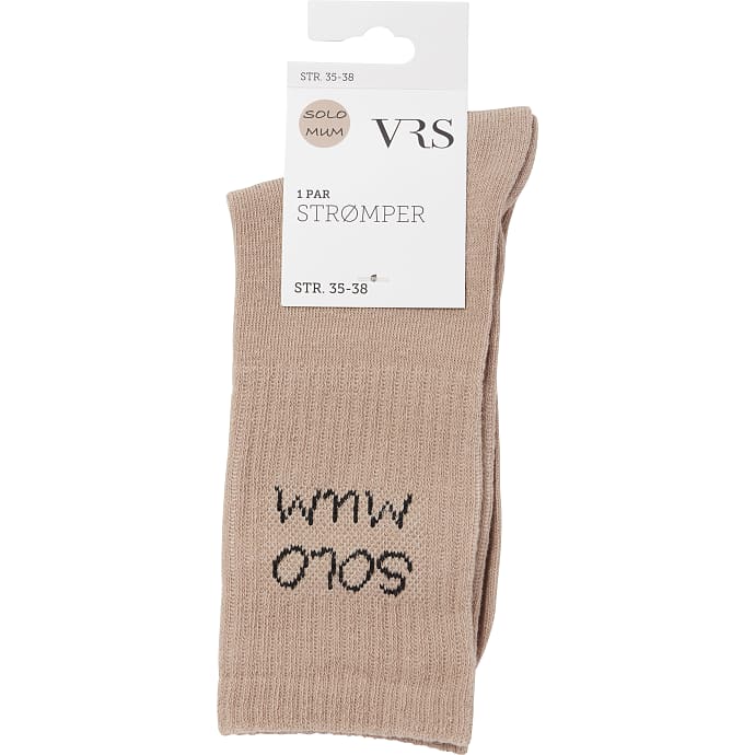 VRS Woman Unisex Tennisstrømper 39/42 Beige