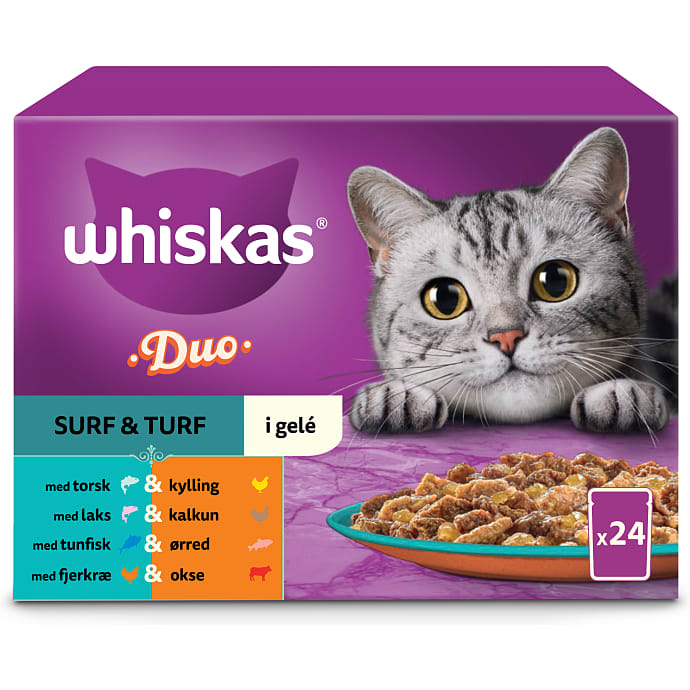 Whiskas Vådfoder blandet