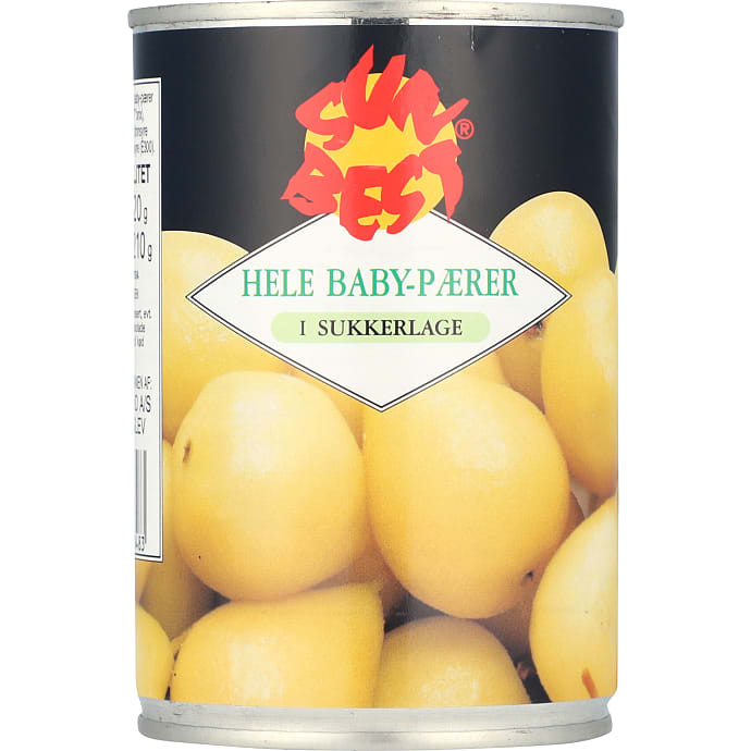 Hele pærer i sukkerlage
