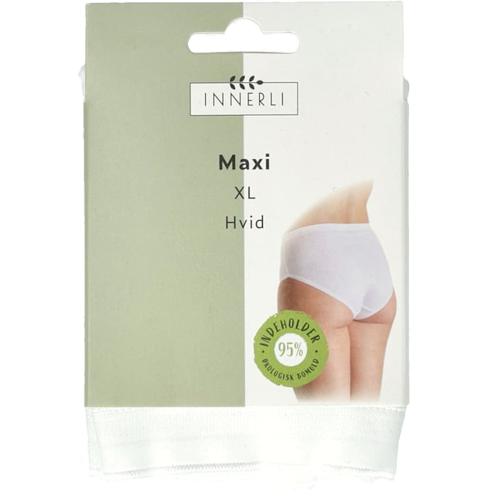 Dame maxi trusse str. XL - hvid – produktbillede