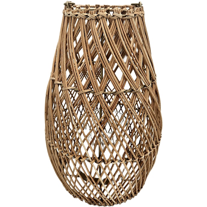 Flet Lanterne D21xH30 cm Natur