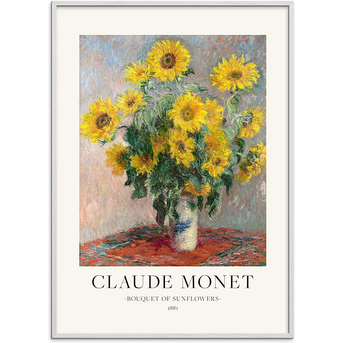 Citatplakat Bouquet Of Sunflowers 70x100