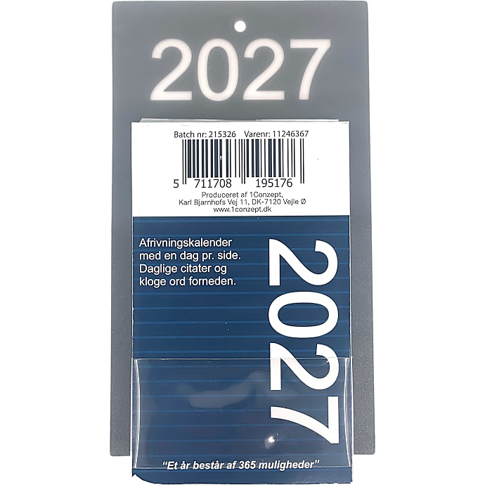 Afrivningskalender 2027