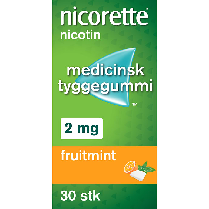 Nikotintyggegummi Fruitmint