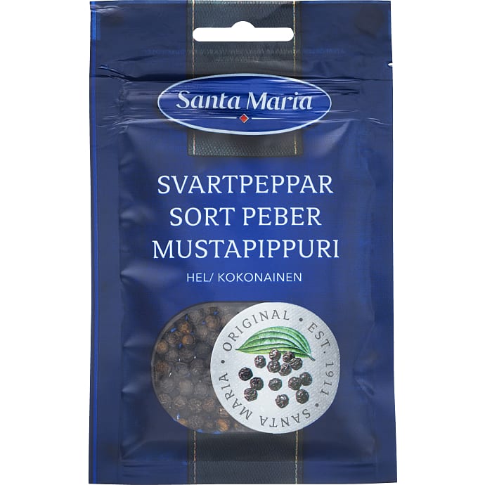 Santa Maria Hele sort peber