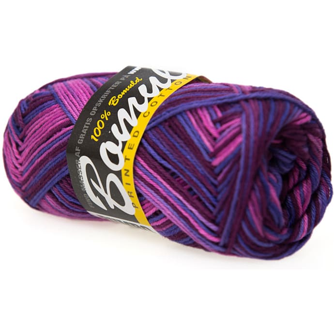 BUMBO Bomuldsgarn print - Lilla regn 1516