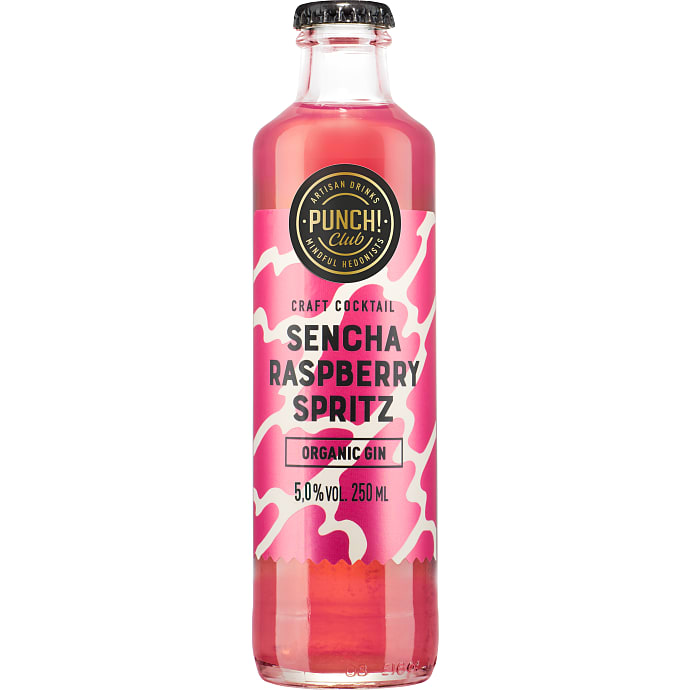 Punch Club Cocktail Gin Hindbær