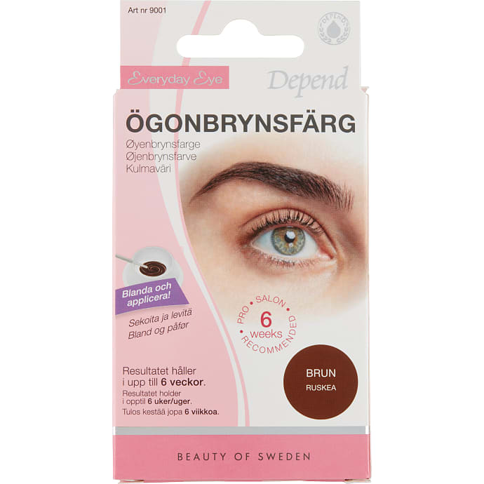 Øjenbrynsfarve - Brun