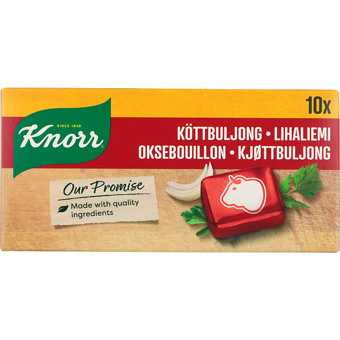 Knorr Oksebouillon 10 stk 100 g