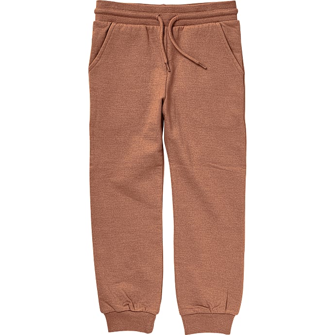 Børne sweatpant str. 104 - brun